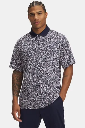 Under Armour Polo Matchplay Printed da uomo Midnight Marino
