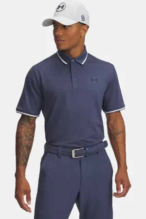 Under Armour Polo Playoff 3.0 Rib da uomo Downpour