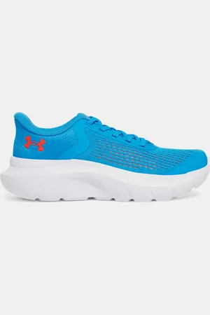 Under Armour Scarpe da corsa Pre-School Rogue 5 AL da ragazzo Electric