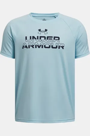 Under Armour Maglia a maniche corte Tech™ Split Wordmark da ragazzo Stream