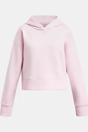Under Armour Felpa con cappuccio Rival Fleece Crop da ragazza Prime