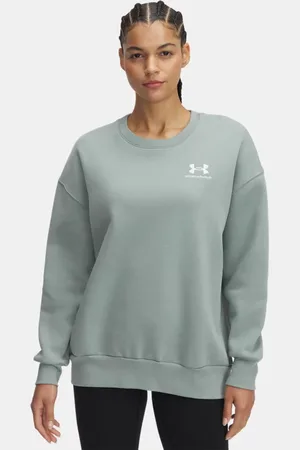Under Armour Felpa Icon Fleece Oversized da donna Silica
