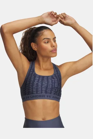 Under Armour Reggiseno sportivo Armour® Mid Crossback Printed da donna Downpour