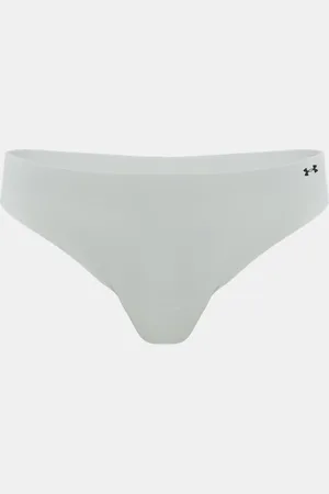 Under Armour Tanga Pure Stretch No Show da donna - Confezione da 3 paia Dawn