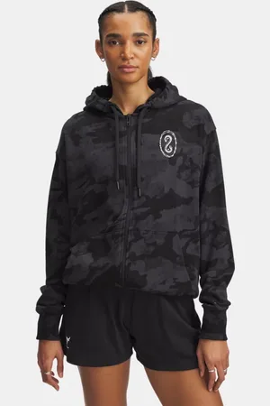 Under Armour Felpa Project Rock Terry Full Zip da donna