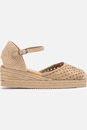 Unisa Espadrillas zeppa bassa traforata