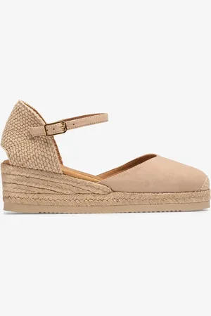 Unisa Espadrillas con zeppa bassa in pelle scamosciata