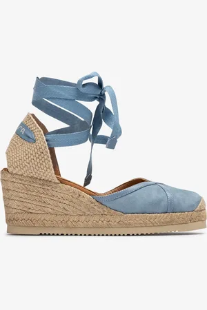 Unisa Espadrillas annodata con rafia stampata