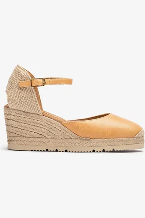 Unisa Espadrillas ankle strap in pelle