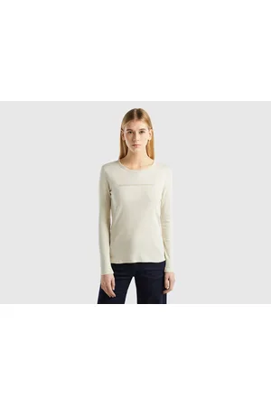 Benetton Donna Maglie a maniche lunghe FASHIOLA