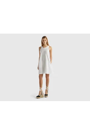 Donna Benetton Vestiti corti discoteca eleganti FASHIOLA