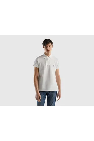 Polo bianca cheap benetton