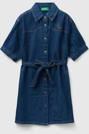 United Colors of Benetton Bambina Vestiti di jeans FASHIOLA