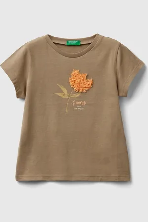 T shirt nel colore marrone per bambina ragazza FASHIOLA