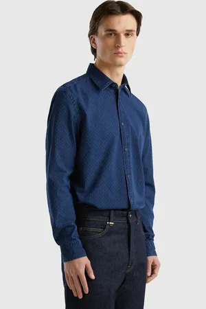 Camicia jeans benetton online