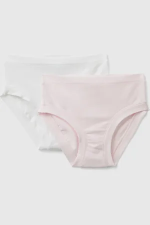Benetton Benetton, Due Slip In Cotone Bio Super Stretch
