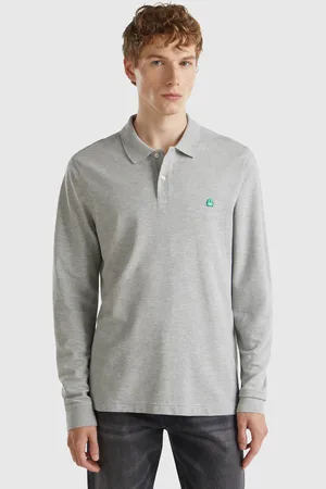 Benetton Benetton, Polo A Manica Lunga In Cotone