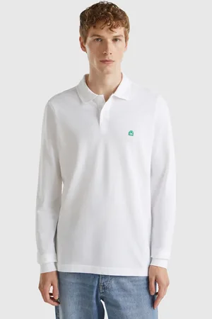 Benetton Benetton, Polo A Manica Lunga In Cotone
