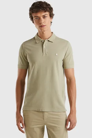 Benetton Benetton, Polo Regular Fit Verde Salvia