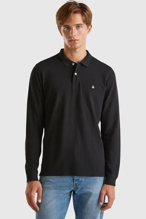 Benetton Benetton, Polo A Manica Lunga In Cotone