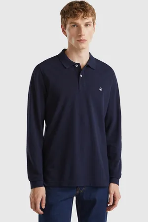 Benetton Benetton, Polo A Manica Lunga In Cotone