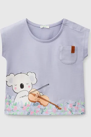 Benetton Benetton, T-shirt Boxy Fit In Cotone