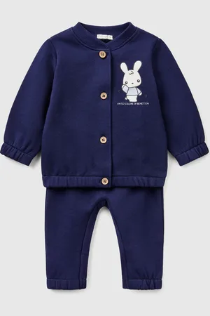 Benetton Benetton, Completino In Felpa Di Cotone