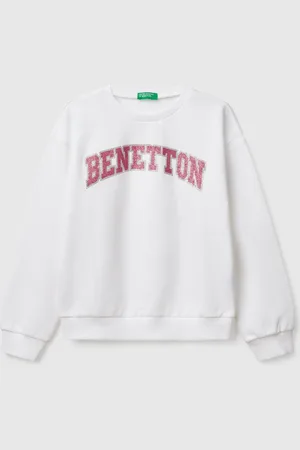 Benetton Benetton, Felpa Con Stampa Glitter