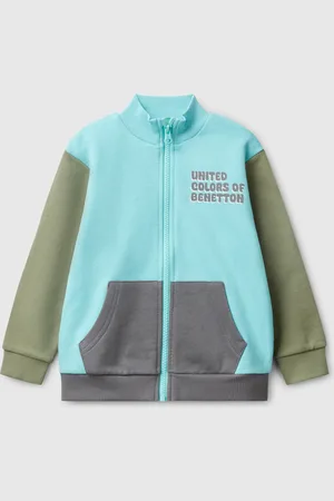 Benetton Benetton, Felpa In Cotone Con Zip