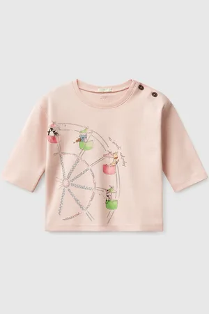 Benetton Benetton, T-shirt Con Stampa Animaletto