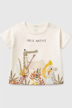 Benetton Benetton, T-shirt Boxy Fit Con Stampa