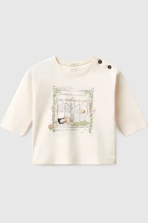 Benetton Benetton, T-shirt Con Stampa Animaletto