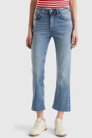 Benetton Benetton, Jeans Cropped In Cotone