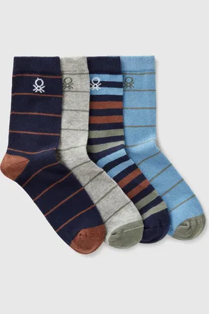 Benetton Benetton, Quattro Paia Di Calzini Fantasia