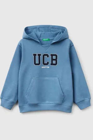 Benetton Benetton, Felpa Con Cappuccio 100% Cotone