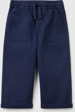 Benetton Benetton, Joggers In Cotone Stretch Con Coulisse