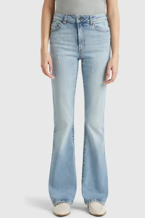 Benetton Benetton, Jeans A Zampa In Misto Cotone