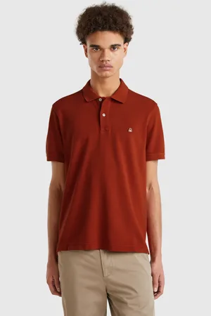 Benetton Benetton, Polo Regular Fit Rosso Scuro