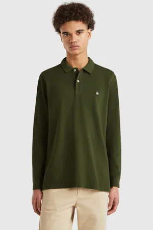Benetton Benetton, Polo A Manica Lunga In Cotone