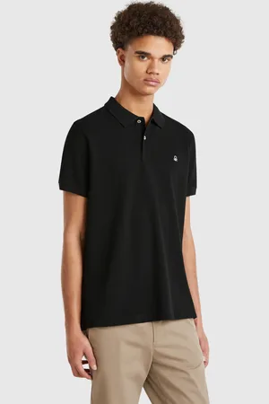 Benetton Benetton, Polo Regular Fit Nera