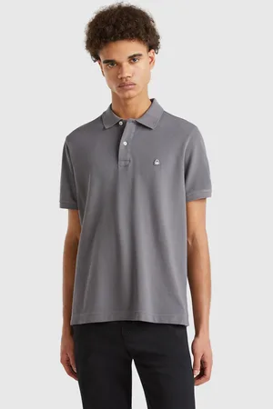 Benetton Benetton, Polo Regular Fit Grigio Topo