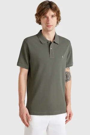 Benetton Benetton, Polo Regular Fit Verde Salvia