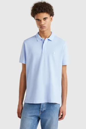 Benetton Benetton, Polo Regular Fit Celeste