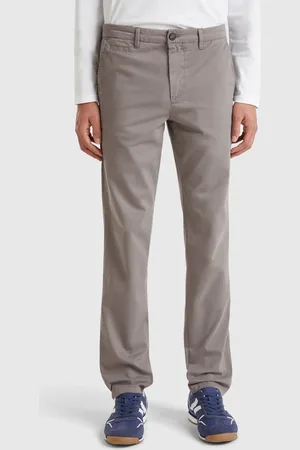 Benetton Benetton, Chino Grigio Topo Slim Fit