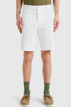 Benetton Benetton, Bermuda Chino In Cotone Stretch