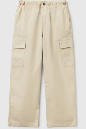 Benetton Benetton, Pantaloni Parachute In Cotone Stretch