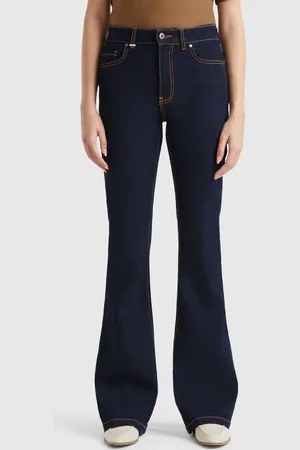 Benetton Benetton, Jeans A Zampa In Misto Cotone