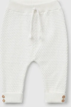 Benetton Benetton, Pantaloni Lavorati 100% Cotone