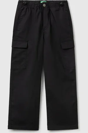 Benetton Benetton, Pantaloni Parachute In Cotone Stretch