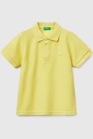 Benetton Benetton, Polo Manica Corta In Puro Cotone